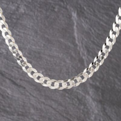 Pre-Owned Silver 20 Inch Curb Chain 41251602