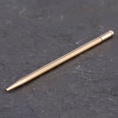 Pre-Owned Vintage Yellow Gold Engine Turn Engraved Retractable Pencil 41271030