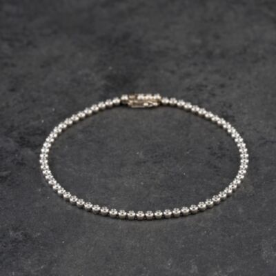 Pre-Owned 18ct White Gold 1.00ct Diamond 7.5 Inch Bracelet 41281615