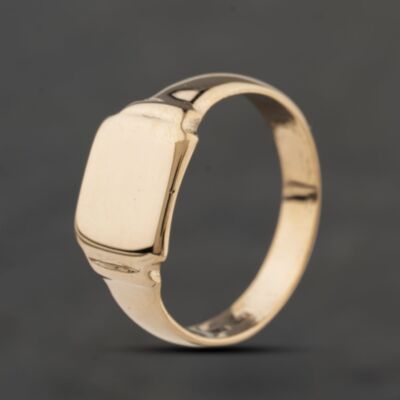 Pre-Owned Vintage Yellow Gold Signet Ring 41342185