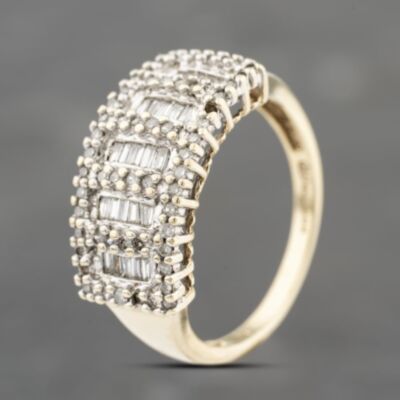 Pre-Owned 9ct Yellow Gold 0.50ct Diamond Dress Ring 41383739