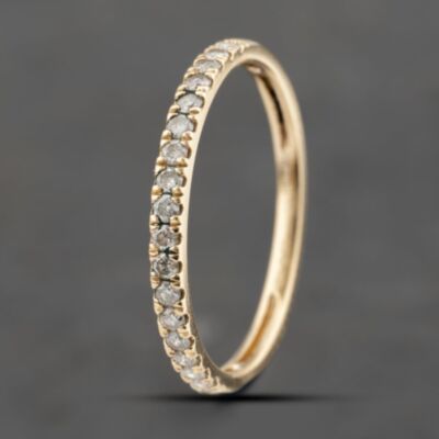 Pre-Owned 18ct Yellow Gold 1.00ct Brilliant Cut Diamond Cushion Shape Bridal Set Ring 41482192