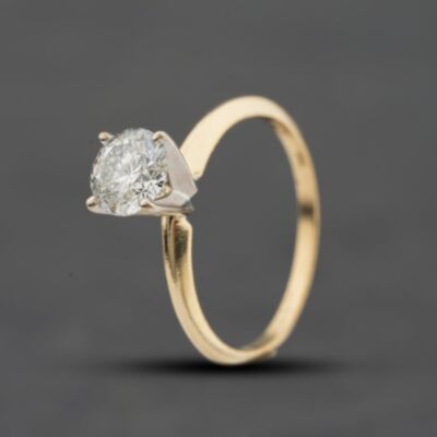 Pre-Owned Yellow Gold 1.04ct Brilliant Cut Diamond Solitaire Ring 41482597