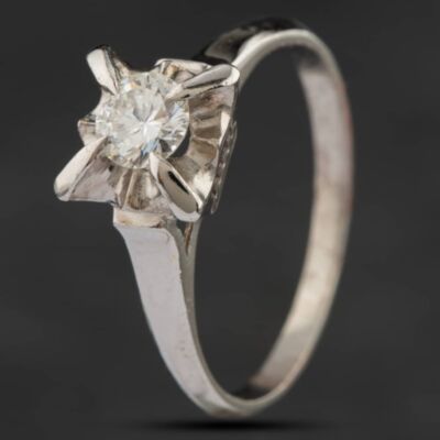 Pre-Owned Platinum 0.30ct Brilliant Diamond Solitaire Ring 4148338