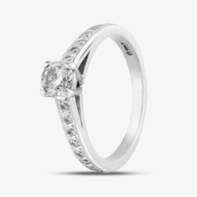 Pre-Owned Platinum 0.35ct Brilliant Cut Diamond Solitaire Ring 4148475