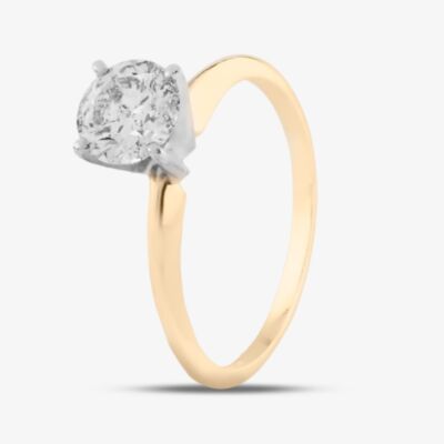 Pre-Owned Yellow Gold 1.04ct Brilliant Cut Diamond Solitaire Ring 4148626