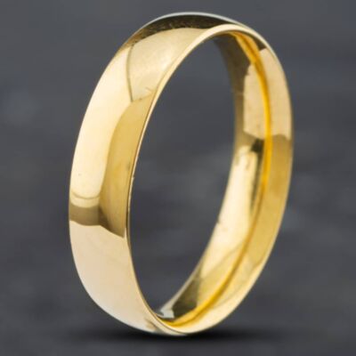 Pre-Owned 9ct Yellow Gold 5mm Plain Wedding Ring 41871112