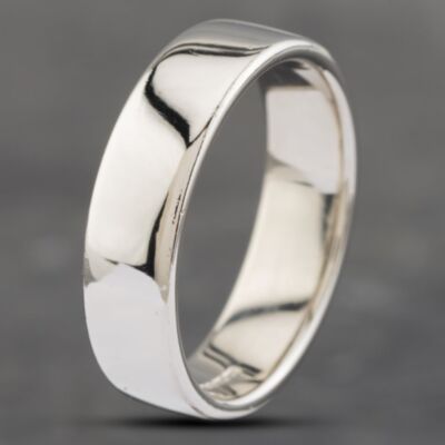 Pre-Owned Palladium Flat 6mm Plain Wedding Ring 41871244