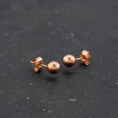 Pre-Owned Rose Gold 4.5mm Ball Stud Earrings 43171405