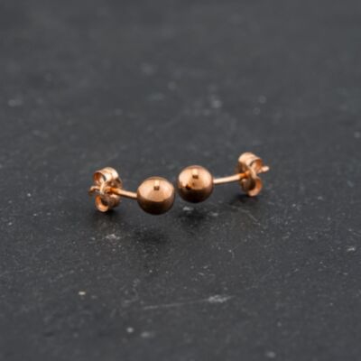 Pre-Owned Rose Gold 4mm Ball Stud Earrings 43171407