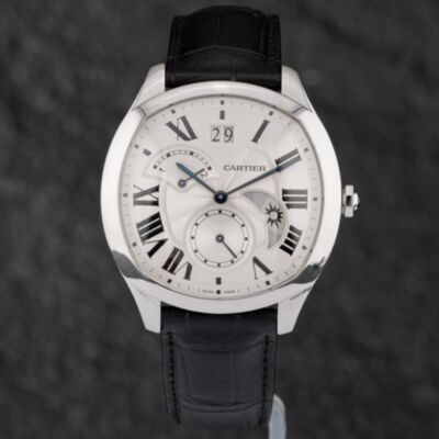 Pre-Owned Cartier Drive De Cartier Moonphase Indicator Watch 3931