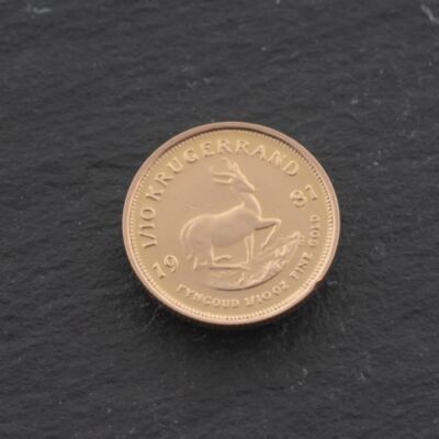 Pre-Owned 22ct Yellow Gold 1981 1/10 oz Krugerrand Coin 47011225