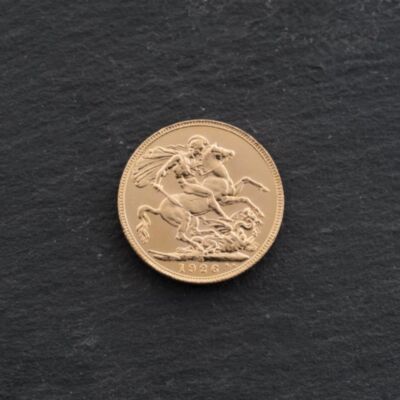 Pre-Owned 22ct Yellow Gold 1926 King George V Full Sovereign Coin 47021259