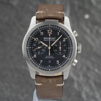 Pre-Owned Bremont Griffon Brown Leather Strap Watch ALT1-C-GRIFFON-S.