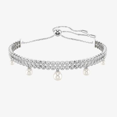 Ariana Grande X Swarovski Capsule Two Row White Crystal Bracelet 5720870