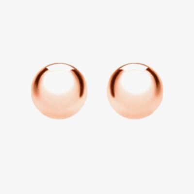 9ct Rose Gold Polished 3mm Ball Stud Earrings 5.55.0573