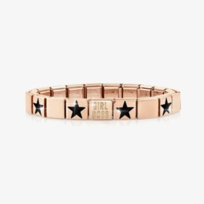 Nomination Glam Rose Girl Boss & Black Stars Complete Bracelet 239107/20