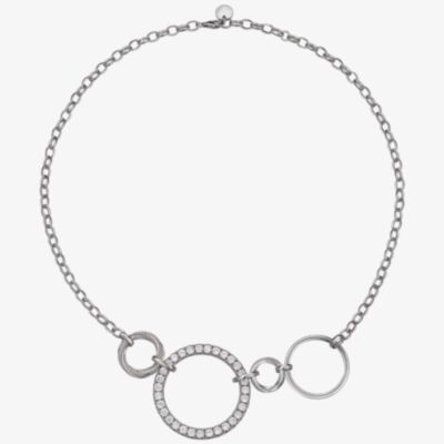 Esprit Silver Cubic Zirconia Large Multi Rings ELNL92263A540