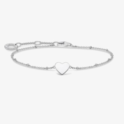 THOMAS SABO Silver Heart With Dots Bracelet A1991-001-21-L19V