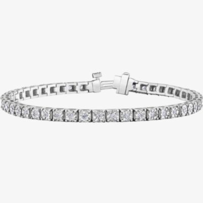 9ct White Gold 1.00ct Diamond Bracelet BR988W/100-9