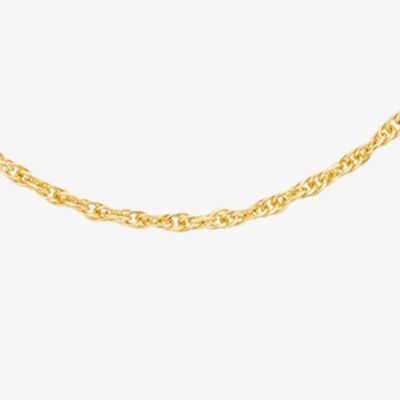 9ct Yellow Gold 46cm Prince of Wales Chain Necklace 1.12.2434-46