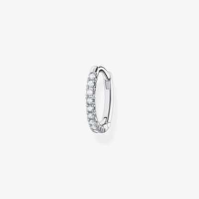 THOMAS SABO Silver Cubic Zirconia Single Hoop Earring CR659-051-14