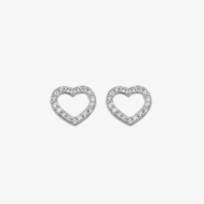 Hot Diamonds Striking Heart Earrings DE535