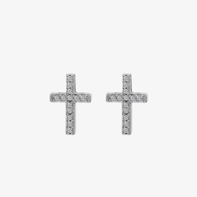 Hot Diamonds Striking Cross Earrings DE552