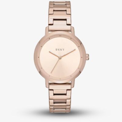 DKNY Ladies The Modernst Rose Gold Plated Watch NY2637