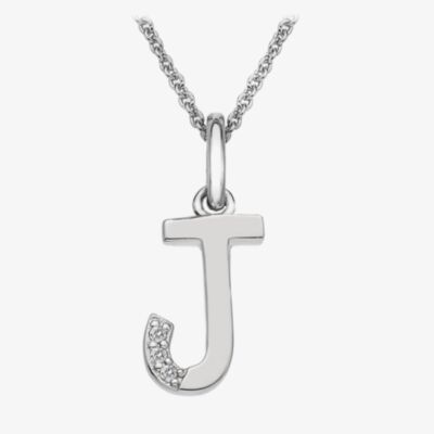 Hot Diamonds 'J' Micro Pendant DP410