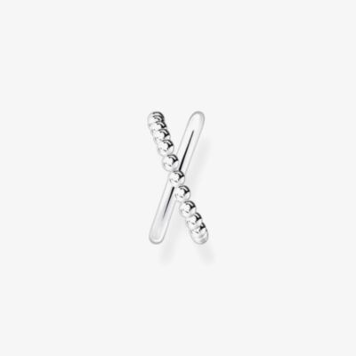 THOMAS SABO Silver Dots Criss Cross Ear Cuff EC0023-001-21