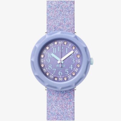 Flik Flak Childrens Shine Bright Lilaxus Watch FCSP102