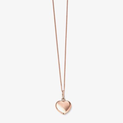 9ct Rose Gold Heart Pendant GP926 GN219