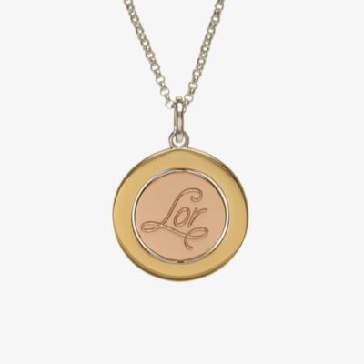 House Of Lor Silver Two Tone Pendant H-40023