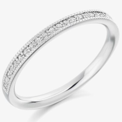 Platinum Grain-Set Diamond Eternity Ring (M) HET1769