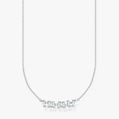 THOMAS SABO Sterling Silver Cubic Zirconia Necklace KE2095-051-14