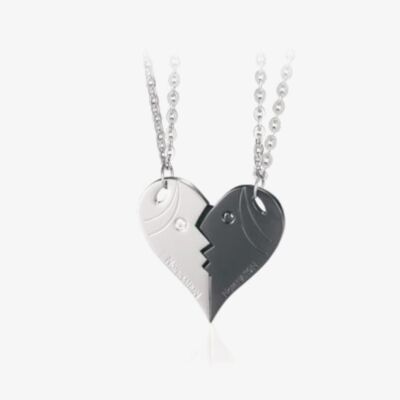 Nomination Me And You Steel Cubic Zirconia Heart Double Pendant 024200/018