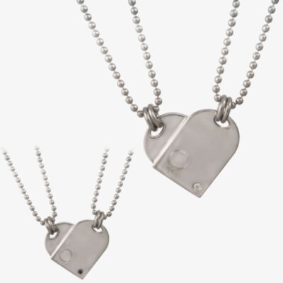 Nomination Me And You Cubic Zirconia DogTag Double Pendant 024202/018