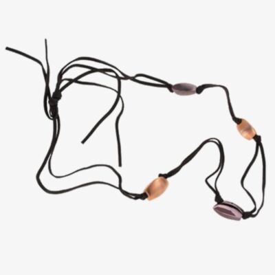 Breil Long Brown 4 Bead Necklet BJ0218 