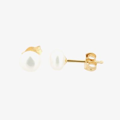 9ct 7-7.5mm Akoya Pearl Stud Earrings EOZ107PL