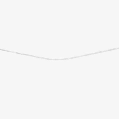 Silver 18 Inch Diamond Cut Chain