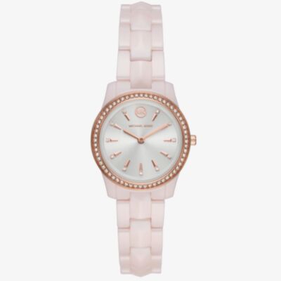 Michael Kors Ladies Runway Ceramic Watch MK6841