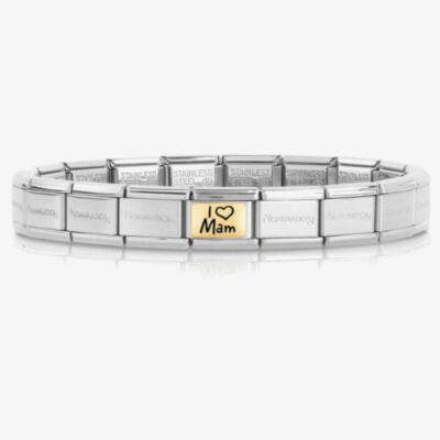 Nomination CLASSIC Composable Limited Edition Gold I Heart Mam Bracelet 030000 + 030166/03