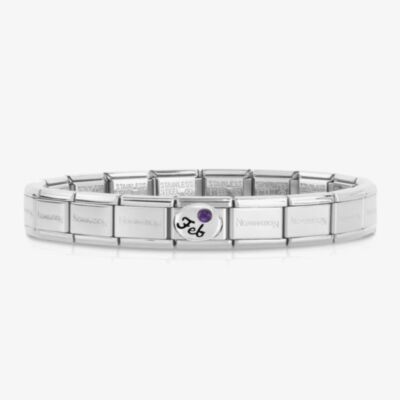 Nomination CLASSIC Composable February Birthstone Bracelet 030000 & 330505 02