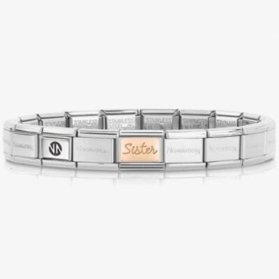 Nomination CLASSIC Rose Gold Plates Sister Bracelet 430101/38