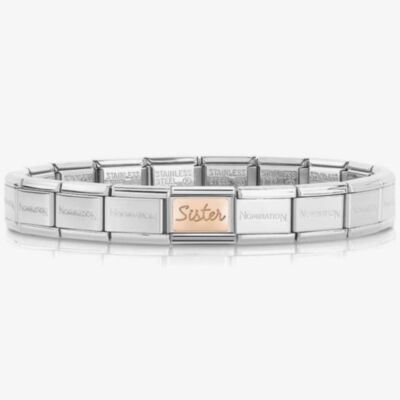 Nomination CLASSIC Rose Gold Plates Sister Bracelet 430101/38