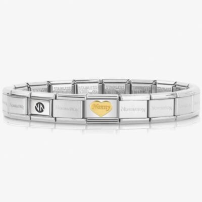 Nomination CLASSIC Gold Symbols Nanny Heart Bracelet 030162/35