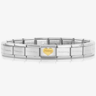 Nomination CLASSIC Gold Symbols Nanny Heart Bracelet 030162/35