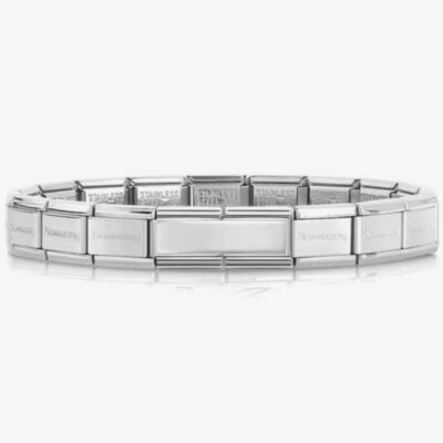 Nomination CLASSIC Silvershine Engravable Smooth Double Bracelet 330710/01