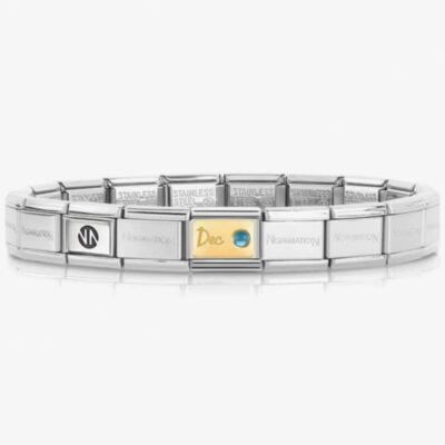 Nomination CLASSIC Composable December Blue Topaz Bracelet 030519/12